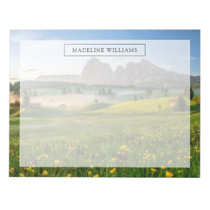 Blumen   Frühling Alpe di Siusi Langkofel Notizblock