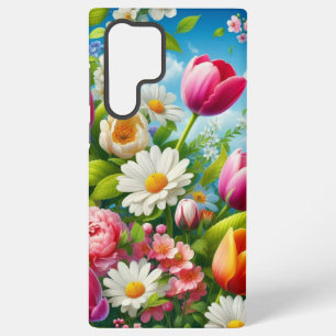 Blumen-/Frühlings-Kunstwerke Samsung Galaxy Hülle
