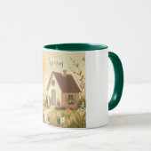 Blumen-/Frühlingshaus Tasse (VorderseiteRechts)