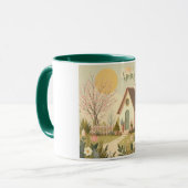 Blumen-/Frühlingshaus Tasse (Vorderseite Links)