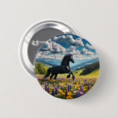 Blumen-/Frühlingshengst Button (Vorne & Hinten)