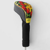 Blumen-Fun-Fahrer-Kopfbedeckung Golf Headcover (angewinkelt)