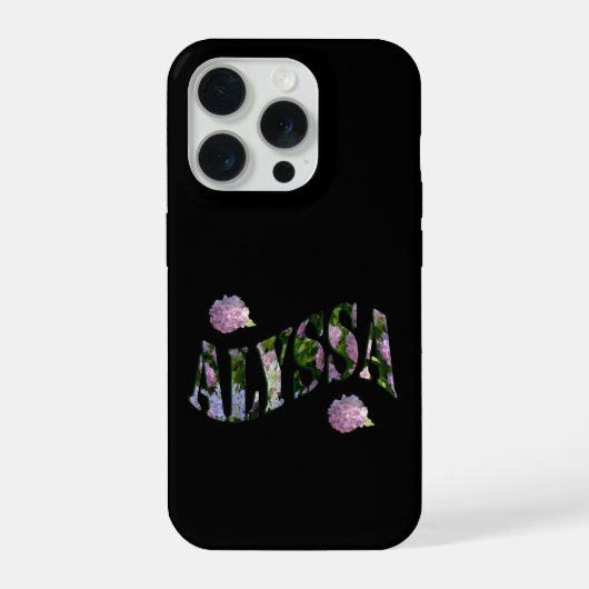 Blumen für Alyssa, iPhone Hülle (Rückseite)