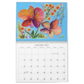 Blumen für das Jahr Kalender (Jan 2027)