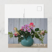 Blumen für Dich ... Postkarte (Vorne/Hinten)