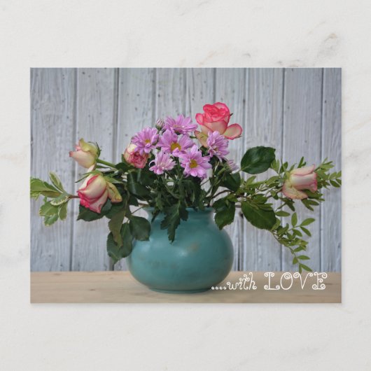 Blumen für Dich ... Postkarte (Vorderseite)