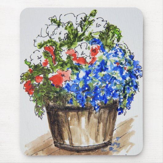 Blumen für Ihre Mausunterlage Mousepad (Vorne)