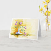 Blumen für Mama Karte (Gelbe Blume)