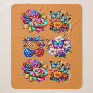Blumen für reine Herzen und Liebe für alle Mensche Sherpadecke