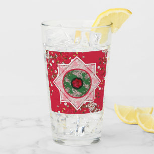 Blumen für Weihnachten Glas