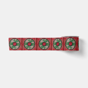 Blumen für Weihnachten Satinband