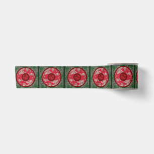 Blumen für Weihnachten Satinband