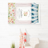 Blumen-Garten Brautparty-Banner Banner (InSitu)