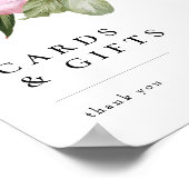 Blumen-Garten-Brautparty Karten & Geschenke Schild (Ecke)