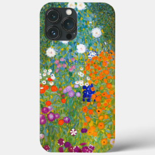 Blumen-Garten durch Vintages Blumen Gustav-Klimt Case-Mate iPhone Hülle