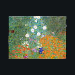 Blumen-Garten durch Vintages Blumen Gustav-Klimt Fleecedecke<br><div class="desc">Bauerngarten/Vintage Kunst des Blumen-Gartens/des Hütten-Gartens gemalt im Jahre 1905 vom österreichischem Symbolist u. von Kunst Nouveau Künstler Gustav Klimt (1862-1918)</div>