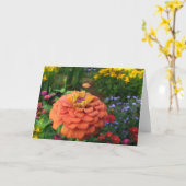 Blumen-Garten färbt Karte (Gelbe Blume)
