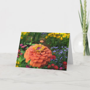 Blumen-Garten färbt Karte