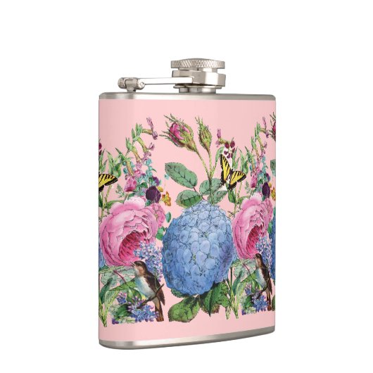 Blumen-Garten-Flasche Flachmann (Rechts)