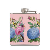 Blumen-Garten-Flasche Flachmann (Rückseite)