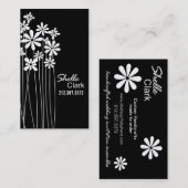 Blumen-Garten-Geschäfts-Kartenschablone Visitenkarte (Vorne/Hinten)