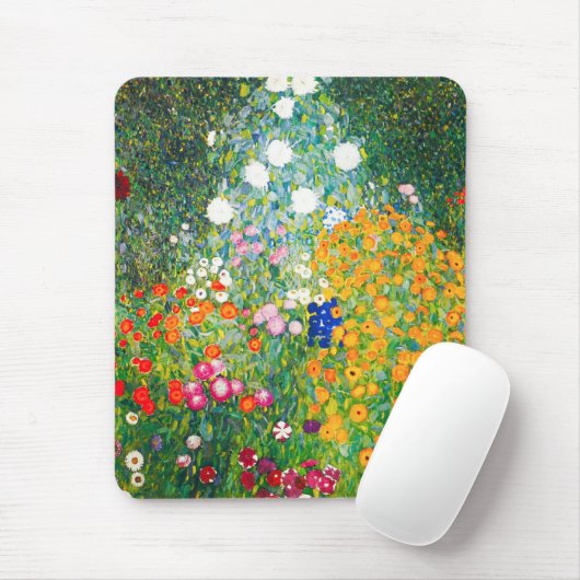 Blumen-Garten-Mausunterlage Gustav Klimt Mousepad (Mit Mouse)