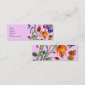 Blumen-Garten mein Traum Mini Visitenkarte (Vorne/Hinten)