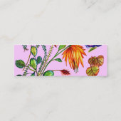 Blumen-Garten mein Traum Mini Visitenkarte (Rückseite)