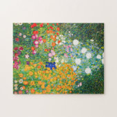 Blumen-Garten-Puzzlespiel Gustav Klimt Puzzle (Horizontal)