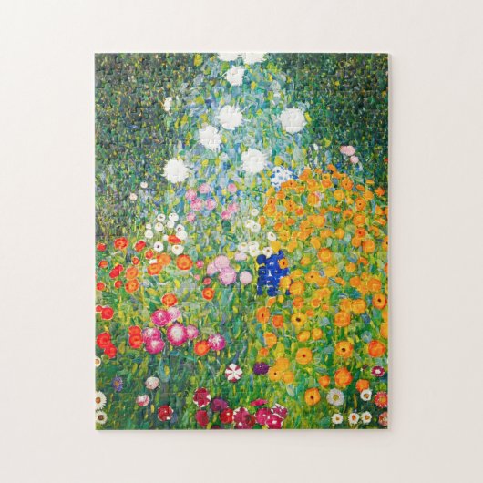 Blumen-Garten-Puzzlespiel Gustav Klimt Puzzle (Vertikal)