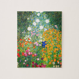 Blumen-Garten-Puzzlespiel Gustav Klimt Puzzle