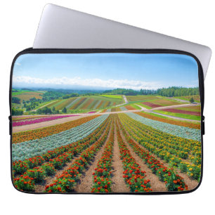 Blumen-Garten Shikisai kein Oka Blumen-Bauernhof Laptopschutzhülle