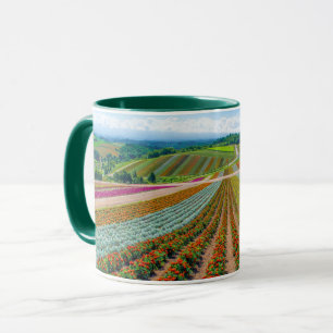 Blumen-Garten   Shikisai kein Oka Blumen-Bauernhof Tasse