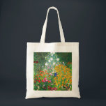 Blumen-Garten-Taschen-Tasche Gustav Klimt Tragetasche<br><div class="desc">Blumen-Garten-Taschentasche Gustav Klimt. Ölmalerei auf Leinwand ab 1907. Abgeschlossen während seiner goldenen Phase, ist Blumen-Garten eine von Klimts berühmtesten Landschaftsmalereien. Die Sommerfarbexplosion weiter in dieser Arbeit mit einer schönen Mischung der orange, roten, lila, blauen, rosa und weißen Blüten. Ein großes Geschenk für Fans von Gustav Klimt, von Kunst nouveau, von...</div>
