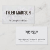 Blumen | Garten Visitenkarte (Vorne/Hinten)