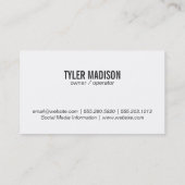 Blumen | Garten Visitenkarte (Rückseite)