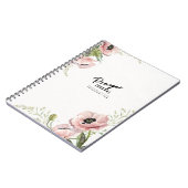Blumen Gebetsjournal | Notizbuch Journal Notizblock (Linke Seite)