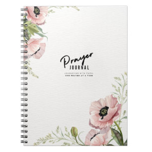 Blumen Gebetsjournal Notizbuch Journal Notizblock