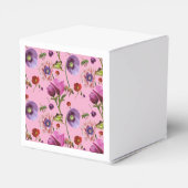 Blumen Gefallen Box Geschenkschachtel (Rückseite)