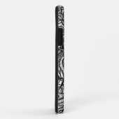 Blumen-Gekritzel Case-Mate iPhone Hülle (Hinten/Rechts)