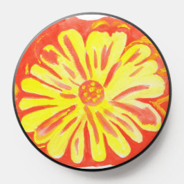 Blumen - Gelbe Blume PopSocket