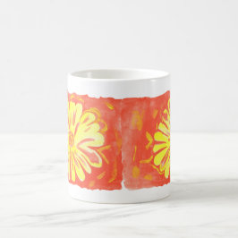 Blumen - Gelbe Blumen Kaffeetasse