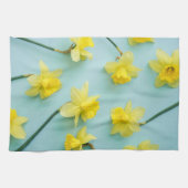 Blumen | Gelbe Daffodien Geschirrtuch (Horizontal)
