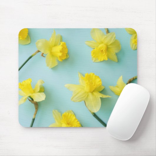 Blumen | Gelbe Daffodien Mousepad (Mit Mouse)