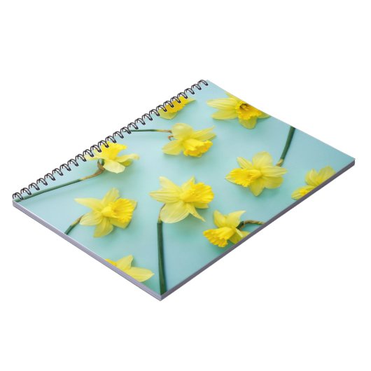 Blumen | Gelbe Daffodien Notizblock (Linke Seite)