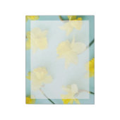 Blumen | Gelbe Daffodien Notizblock (Rotiert)