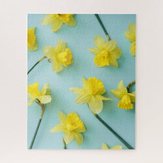 Blumen | Gelbe Daffodien Puzzle (Vertikal)
