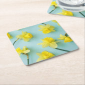 Blumen | Gelbe Daffodien Rechteckiger Pappuntersetzer (angewinkelt)
