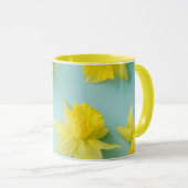 Blumen | Gelbe Daffodien Tasse (VorderseiteRechts)