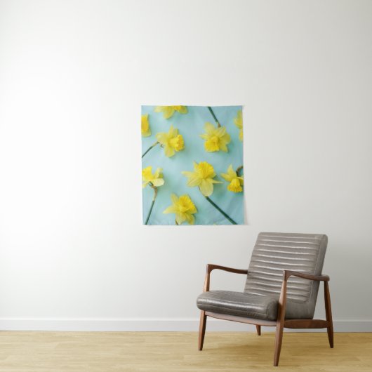 Blumen | Gelbe Daffodien Wandteppich (Beispiel)